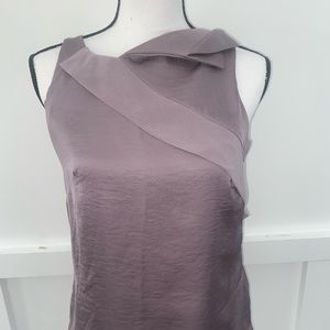 Grey-purple silky blouse